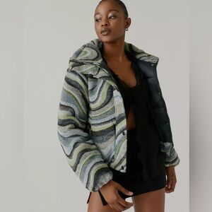 BDG Isla Wool Puffer Jacket